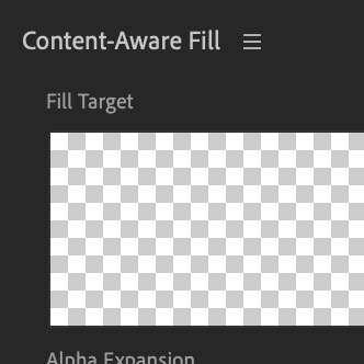 Content-Aware Fill Panel
