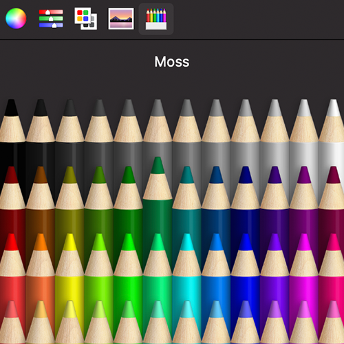 macOS Pencils Picker