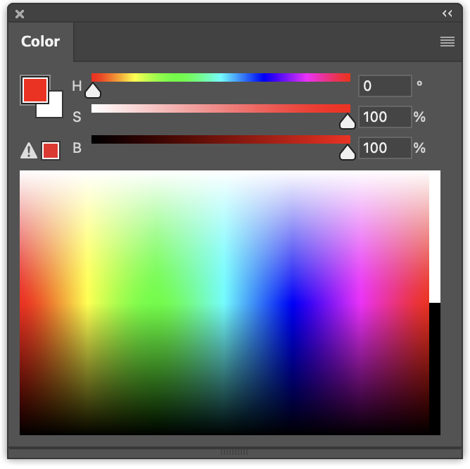 Photoshop Brightness Picker